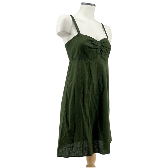 NWT Patagonia Hemp and Organic Cotton Summertime Dress Urbanist Green Size 8 - Picture 4 of 13